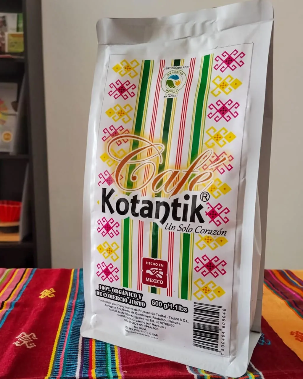 Kotantik Café orgánico Tostado Molido 500g