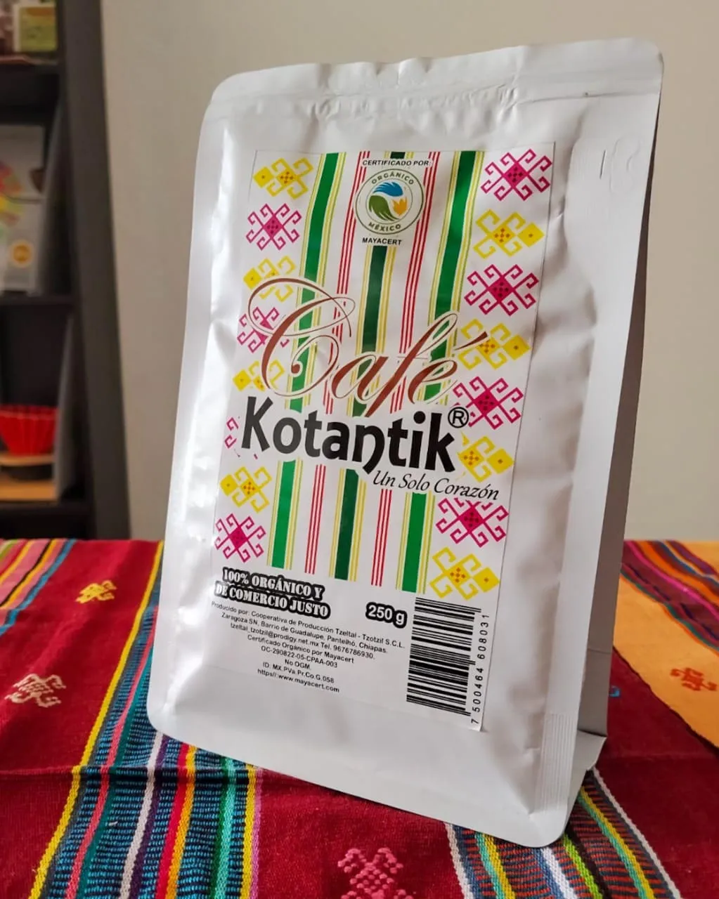 Kotantik Café orgánico Tostado y Molido 250g