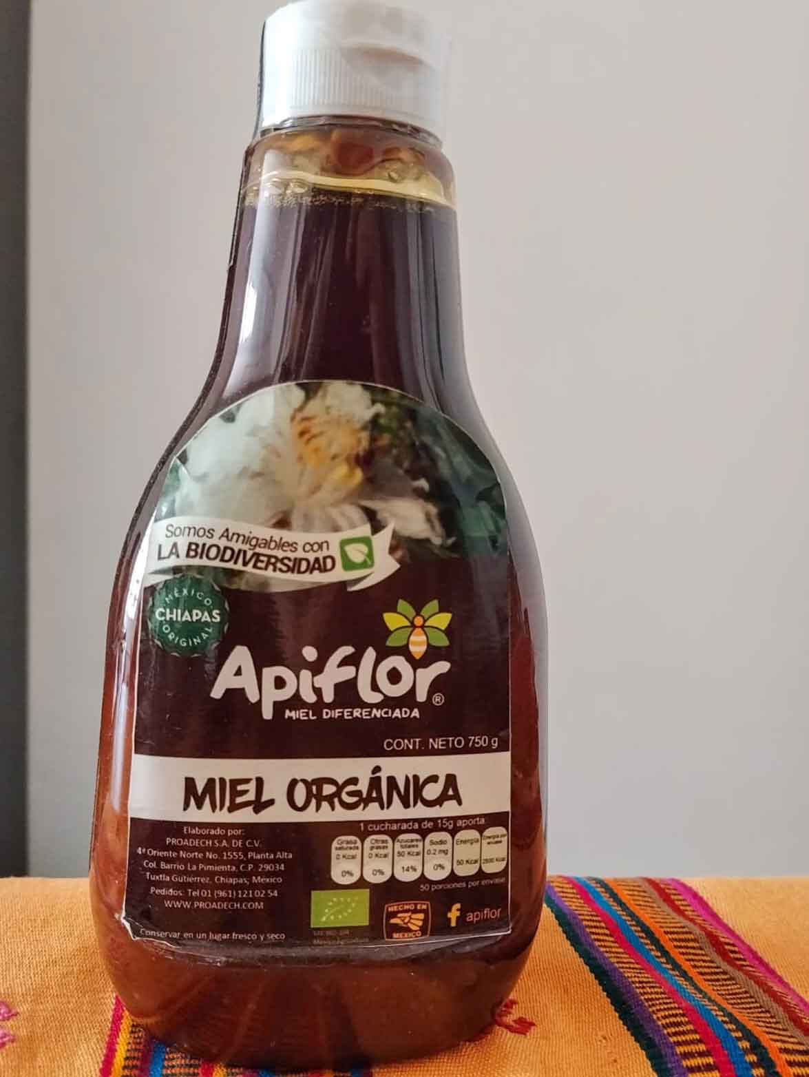 Apiflor Miel Diferenciada Organica 750g